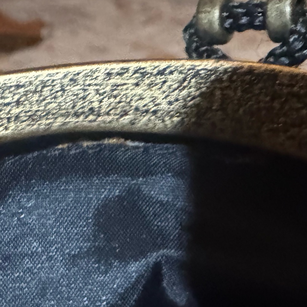 Timmy Woods Gold/Black Santa Purse - Picture 9 of 10